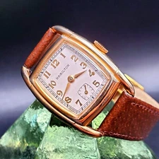 Vintage Hamilton "Dodson" Circa 1938 Manual Wind 17J Retro Men's Watch !!