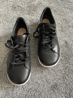 Clarks Trigenic Trainers Black D UK
