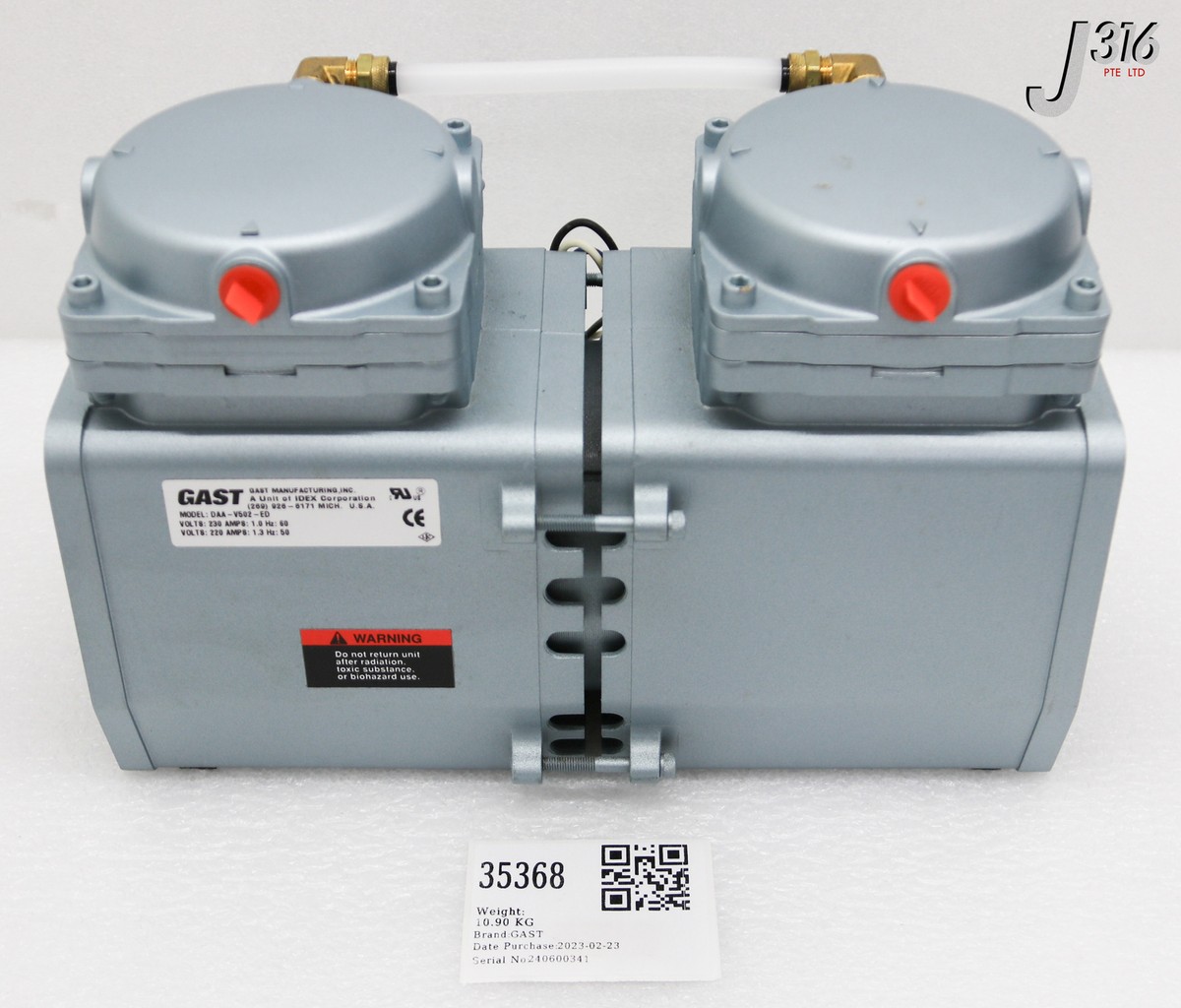 のん 35368 GAST DIAPHRAGM PUMP (NEW) DAA-V502-ED | eBay