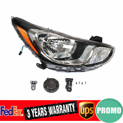 Halogen Headlight Headlamp For Hyundai Accent?2012 2013 2014 Right Passenger RH
