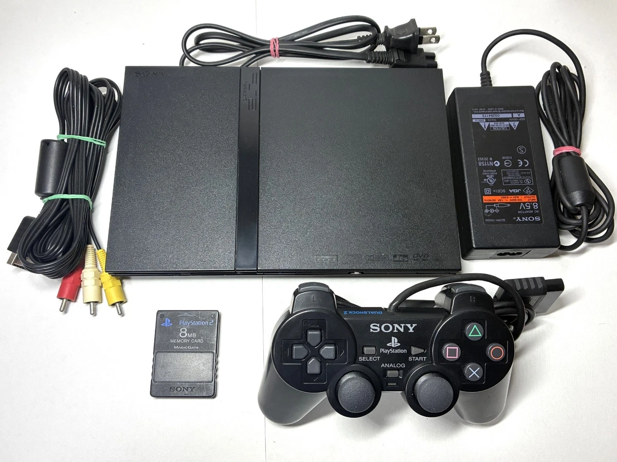 PlayStation 2 - Slim NTSC-J Black Video Game Consoles for sale | eBay