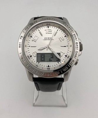 Men's Guess Waterpro Stainless Steel Analog Digital Watch