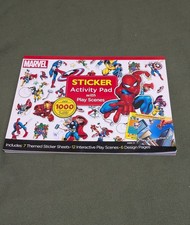 Marvel Collectible -Sticker Activity Pad with Play Scenes 1000 Stickers 