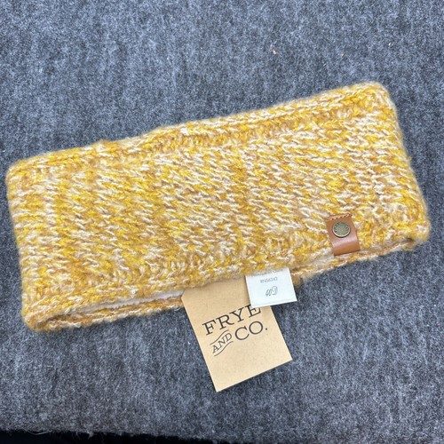 FRYE Space Dyed Headband Yellow Bark NEW - Picture 6 of 7