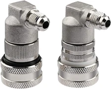 Onebom Ball Lock Disconnect, Gas & Liquid Corny Keg Fittings, MFL 1/4’’ Threaded