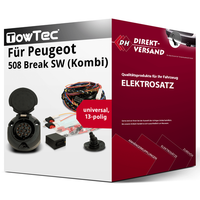 E-Satz 13Polig Universell für Peugeot 508 Break SW (Kombi) 09.2018-Jetzt Neu