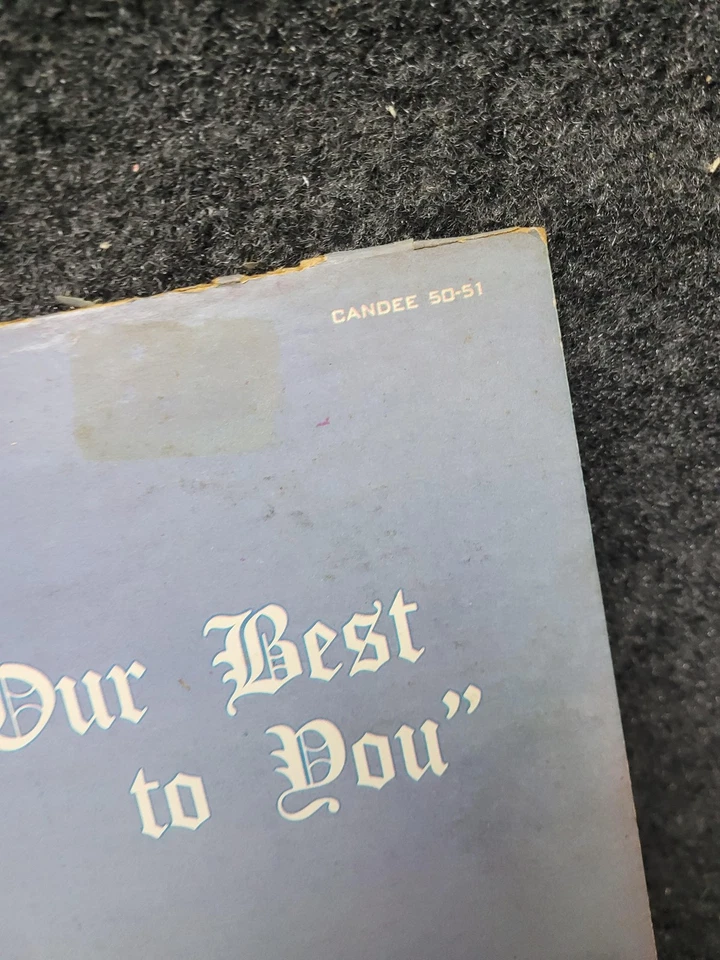 Vintage Ruth Lyons Our Best To You LP Vinyl Candee 50-51 33 RPM Cliff Lash Orch Foto 2 de 4