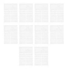 10 Sheets Size Reducer Guard for Loose Bands Invisible Fixer