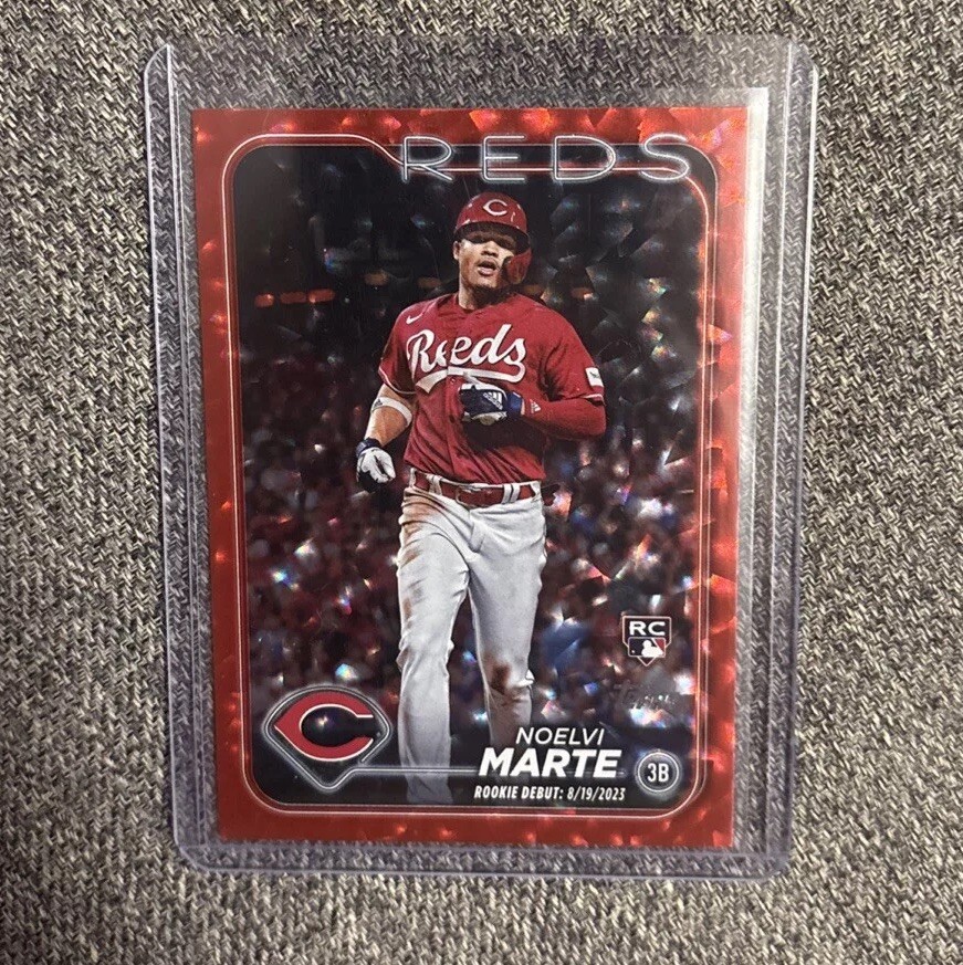 2024 Topps Update Red Ice Foil Noelvi Marte RC /199 #US187