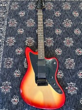 Squier Contemporary Active Jazzmaster HH Roasted Maple Neck Red Burst