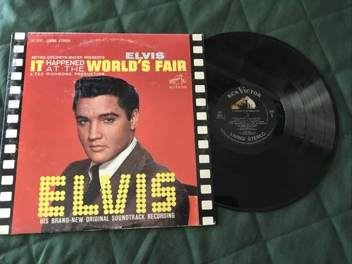 ELVIS PRESLEY LP “IT HAPPENED AT THE WORLD’S FAIR” Silver Print Living Stereo