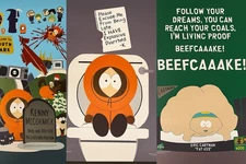 SOUTH PARK poster Fat Ass original 1998 NOS