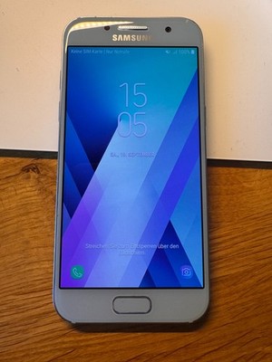 Samsung Galaxy A3 (2017) - Blau Mist - 16GB - Top Zustand - Kein Simlock
