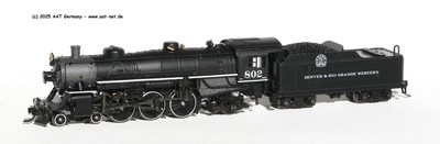 Broadway Ltd. N 8072 - 4-6-2 Pacific Denver & Rio Grande #802, aga NEW, ohne OVP