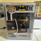 Funko Pop! DC Mystery Box Metallic Batman #01 2025 NYCC Shared Sticker LE 2000