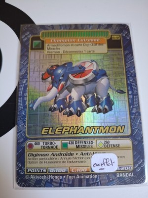 Digimon Serie 4 Bo-192 Elephantmon Excellent- condition ! RARE | eBay