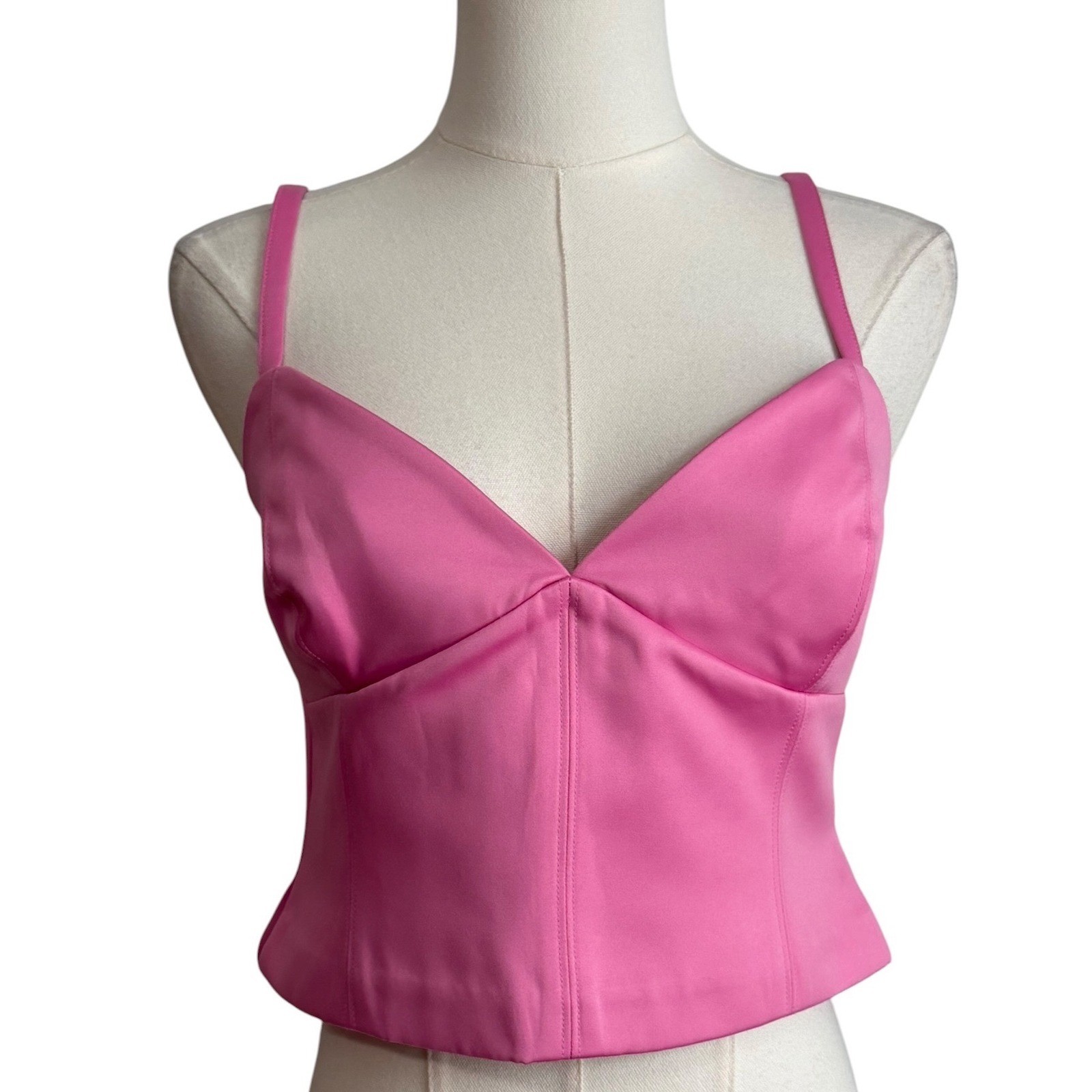 J.Crew Christopher John Rogers  Jacket Bustier 2pc Set Size 2 Duchesse Satin image 3