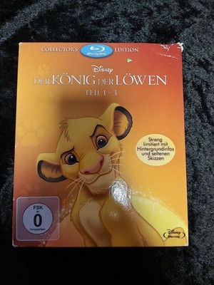 DER KÖNIG DER LÖWEN -1+2+3 TRILOGIE COLLECTOR EDITION  (BLURAY)