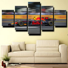 Red Bull Racing Formula 1 Car No 33 Sports Car 5 Piece Panel Canvas Wall Art