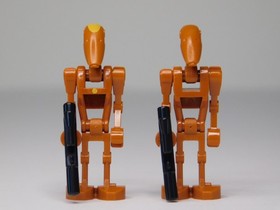 LEGO Star Wars Dark Orange Battle Droid & Super Battle Droid LOT!  75019