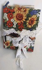 Handmade 280 Pg Junk Journal Book Scrapbooking Vtg Ephemera Lace Birds Flowers