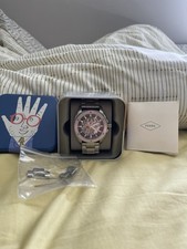 Fossil Townsman ME3053 Automatic Skeleton Dial 44mm Silver Steel Bracelet