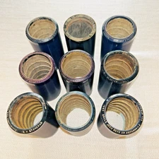 Blue Amberol Cylinder Lot 9 CAL STEWART Uncle Josh Comedy Vaudeville Len Spencer
