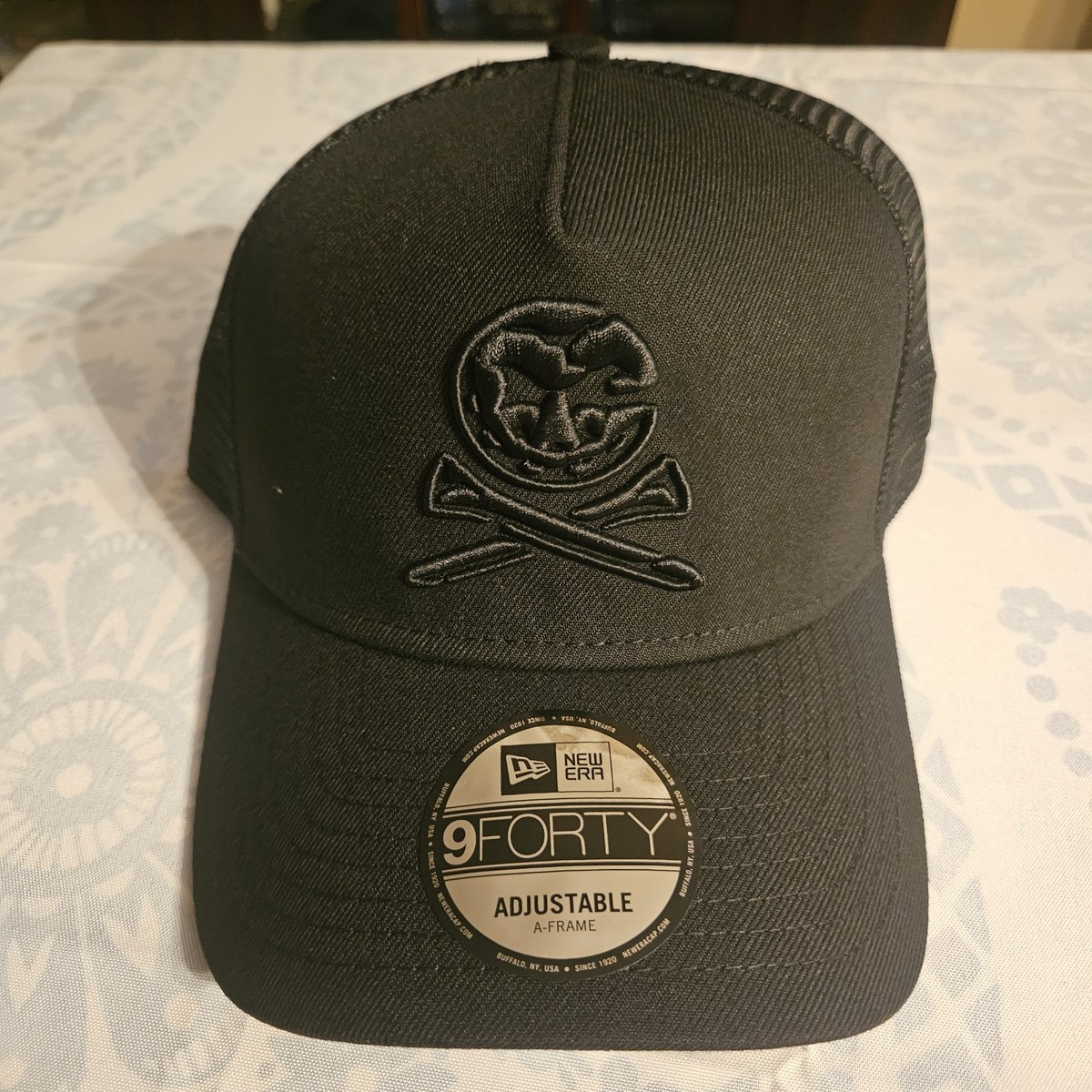 NEW! Black Mesh Crushers GC 9Forty A-Frame Hat LIV Golf Bryson