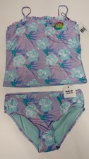 Hurley Girls Floral Bikini Swim Set UPF 50 XL 13-15 Years