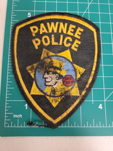 Vintage Pawnee Oklahoma Police Patch Dick Tracy Detective Star Embroidered Shiel