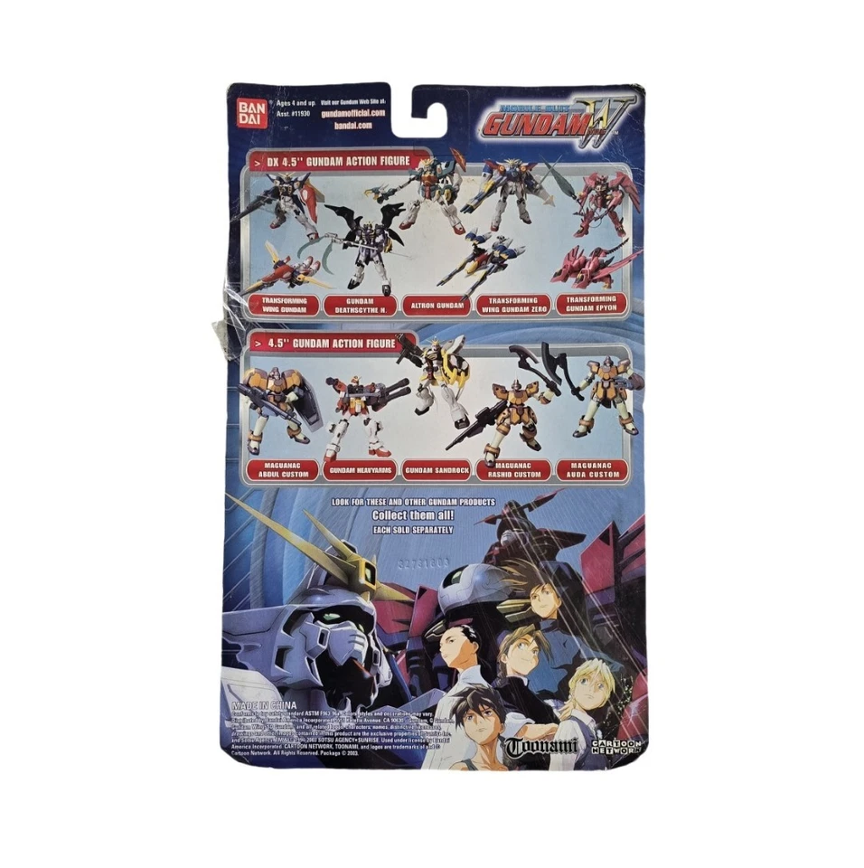Bandai Mobile Suit Gundam Wing - 4.5" Transforming Wing Gundam Action Figure - Image 2 of 3