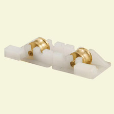Sliding Window Tandem Roller Assembly 38 In. Brass Rollers