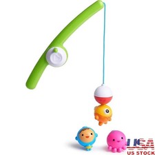 Magnetic Fishing Bath Toy Set Toddlers W/ Floating Characters Fun Game New