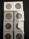 90%silver Walking Liberty Half Dollars Lot Of 8 See Photos For Exact Coins