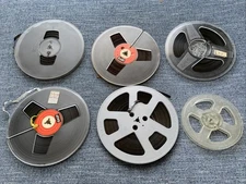 Lot Of 5 Used Vintage Reel To Reel Tapes Art Tatum Pentangle & Empty Reel