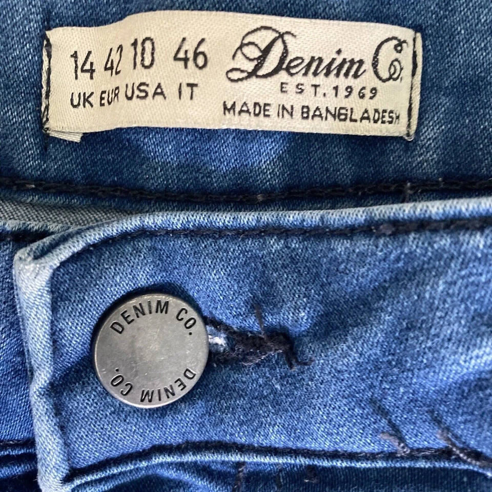 Denim&CO Jeans Womens Size 10 Dark Wash Denim Blue Stretch - Image 3 of 4