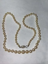 Choker Akoya Japanese Pearl Grade AA+ Graduating Pearl Strand 4-7mm 16.75”