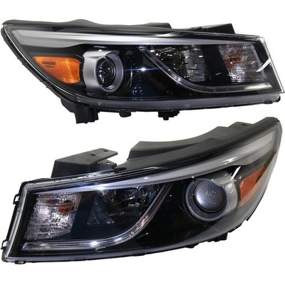 Headlight For 2015-2018 Kia Sedona Pair Driver and Passenger Side CAPA