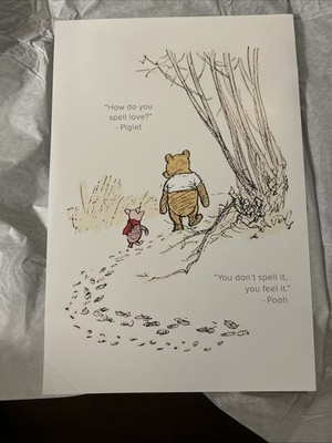 Wandbild WINNIE POOH Spruch - 30x20 cm Wandbild Grafik Poster