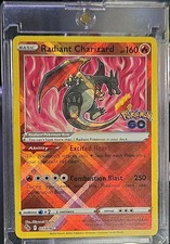 Radiant Charizard 11/78 Reverse Holo Rare Pokémon GO Card 2022 on eBay