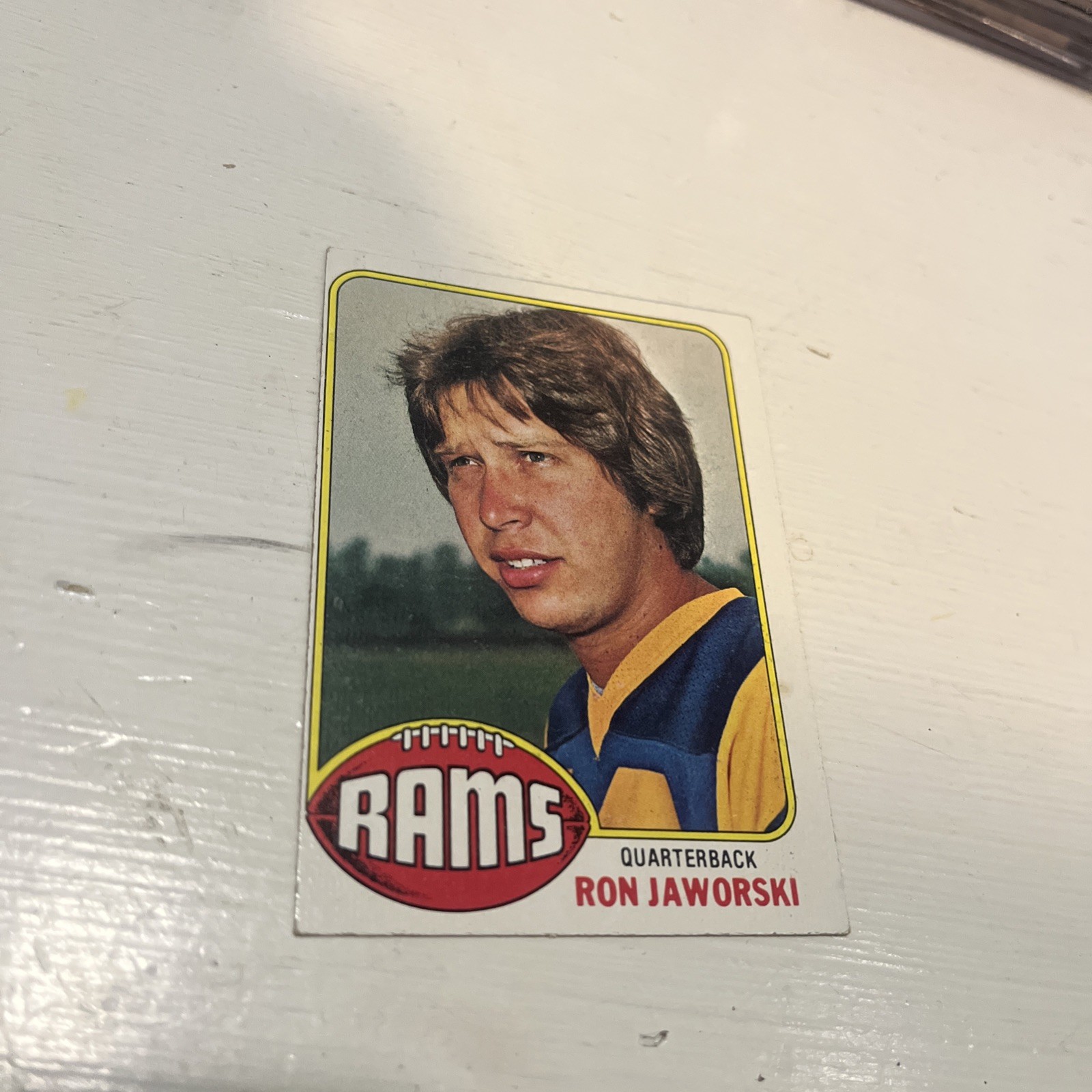 1976 TOPPS FOOTBALL   426 RON JAWORSKI RC RAMS