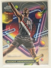 2023-24 Topps Chrome Cosmic #153 Scoot Henderson Rookie Portland Trail Blazers