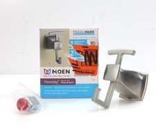 MOEN Hensley Double Robe Hook Spot Resist-Brushed Nickel - MY3503BN SEALED PKG