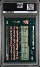 Marshawn Lynch 10 Graded Football Sports Trading Cards for sale | eBay