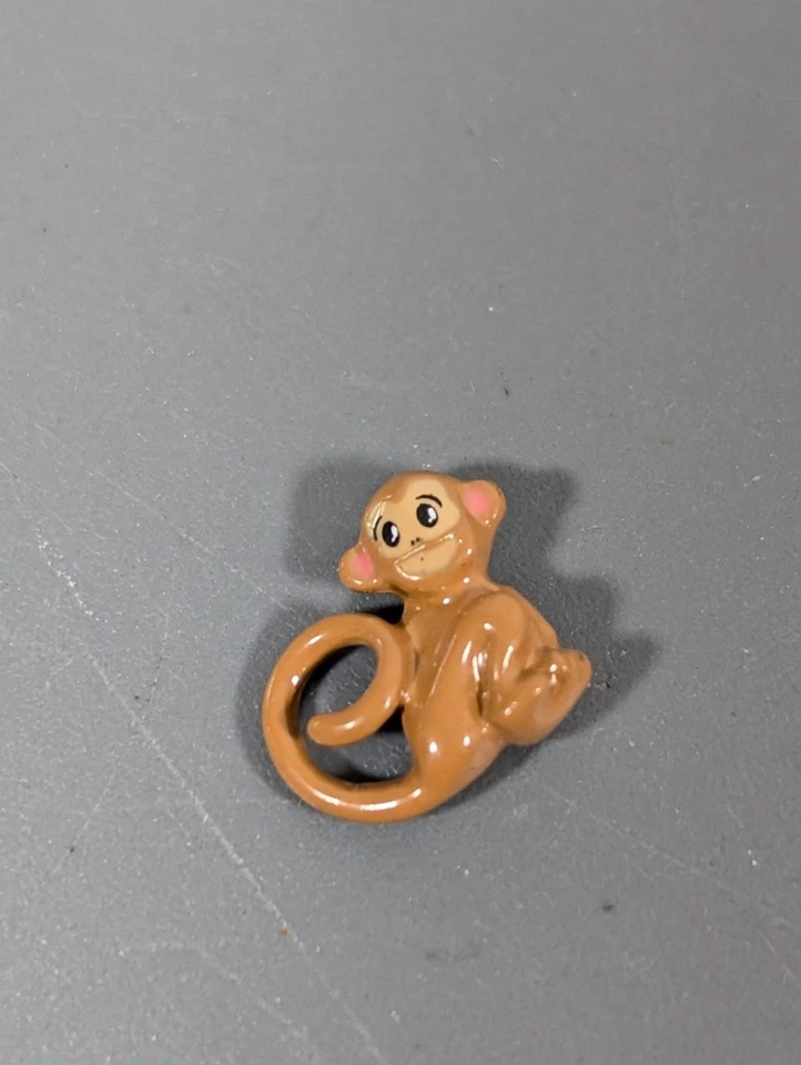 Origami Owl Floating Charm Brown Sitting Monkey - Image 2 of 4