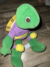 Vintage Kidpower Franklin The Turtle Talking Plush Stuffed Animal Toy Working