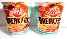 Nissin Cup Noodles Breakfast Ramen Noodles In Sauce - 2 Cup Set New