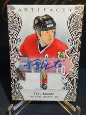 2025-26 Upper Deck Artifacts - Greats Tony Amonte #155 Gold Auto Material 60/65