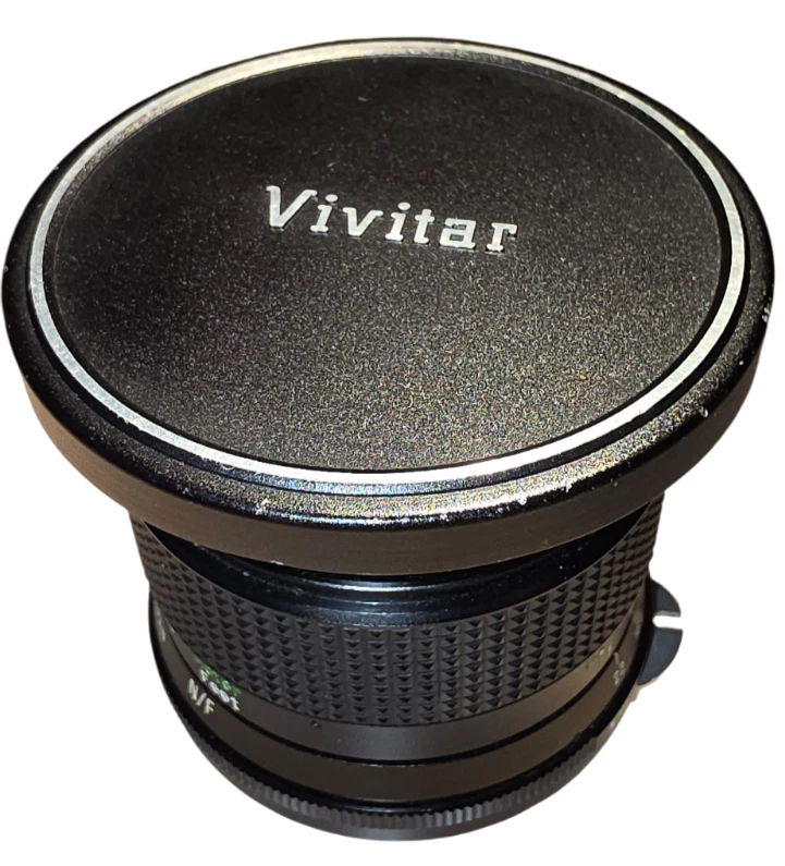 Vivitar 28mm f/2.5 Auto Wide-Angle Lens N/F Mount 67mm – Front & Rear Caps - Image 2 of 4
