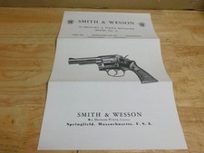 Smith Wesson Model 10 Manual Vintage Sw 38 Mp 1036